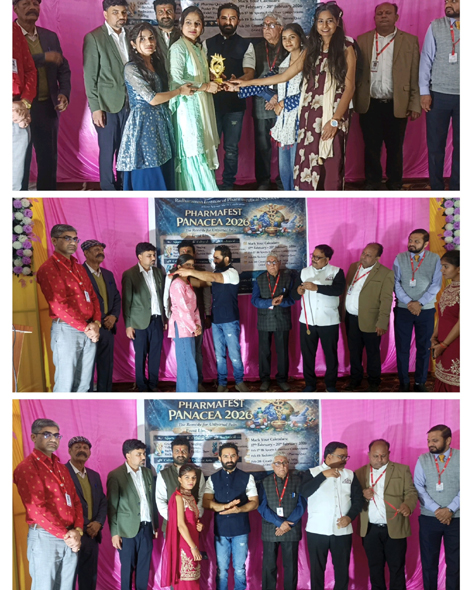 आज Radharaman Institute of Pharmaceutical Sciences में आयोजित Pharmafest Panacea 2026 का गरिमामय समापन हुआ।